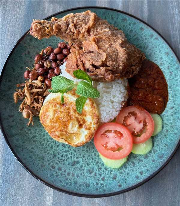 Fr. Chicken  Leg Quarter Nasi Lemak